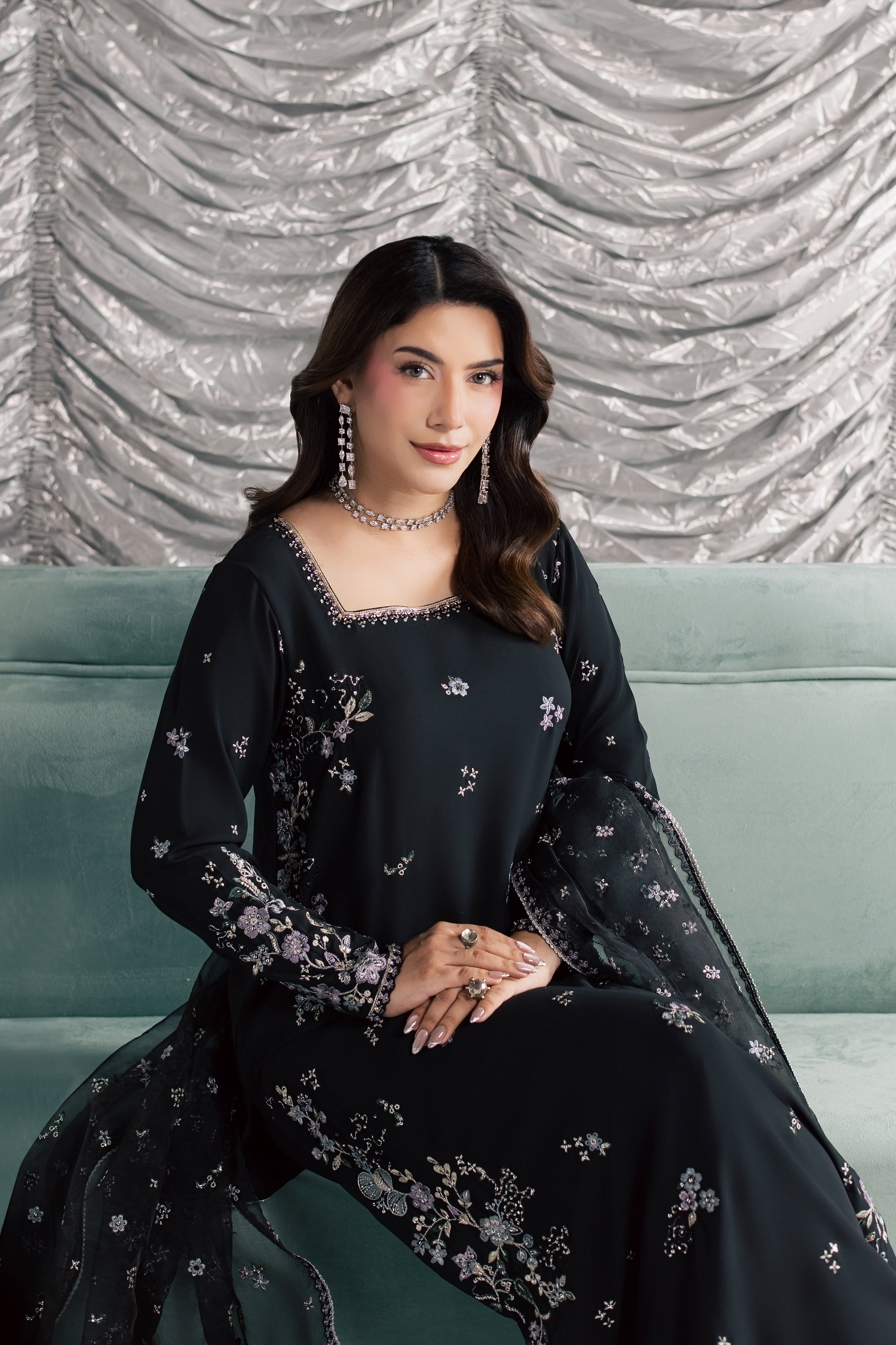 Ruhya 3Pc - Festive Luxe Pret