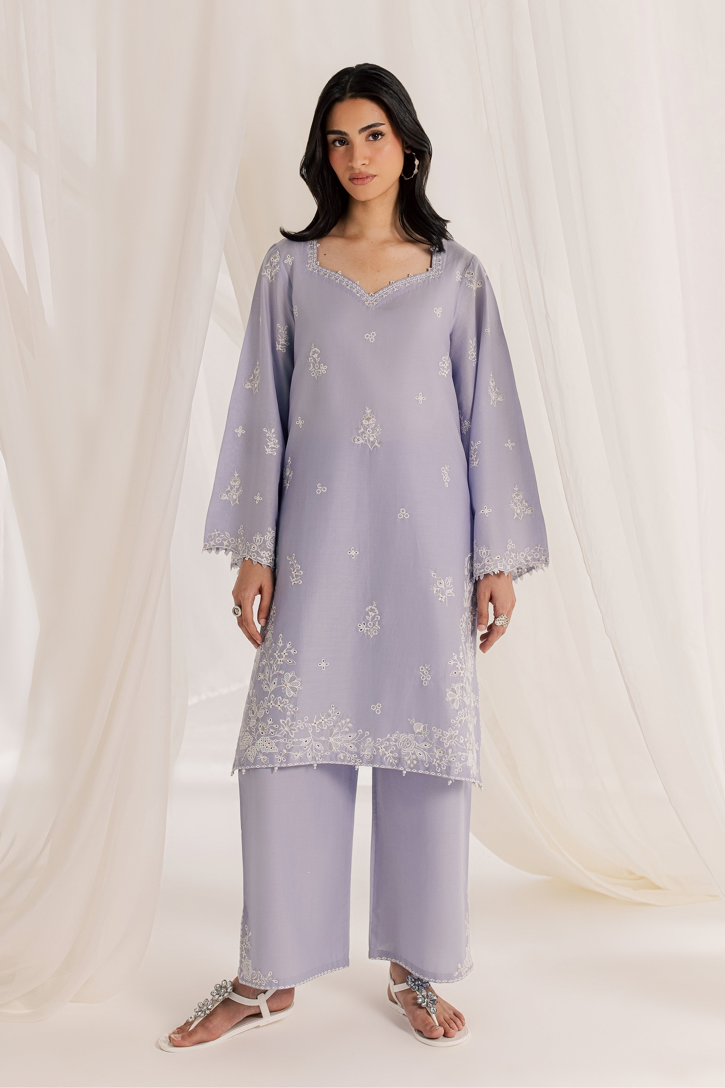 Junie 2Pc - Embroidered Lawn Dress