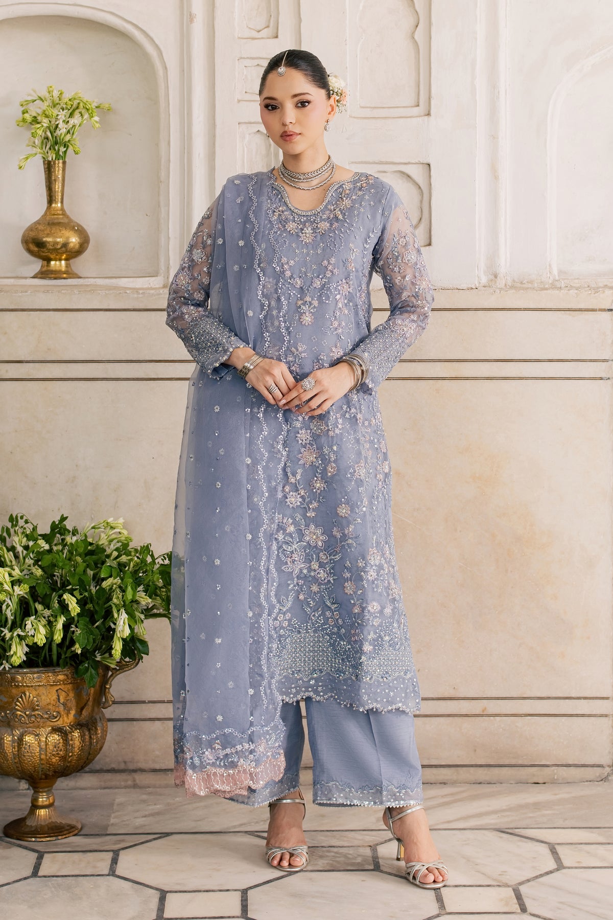 Dreamy periwinkle 3Pc - Wedding Formal Dress