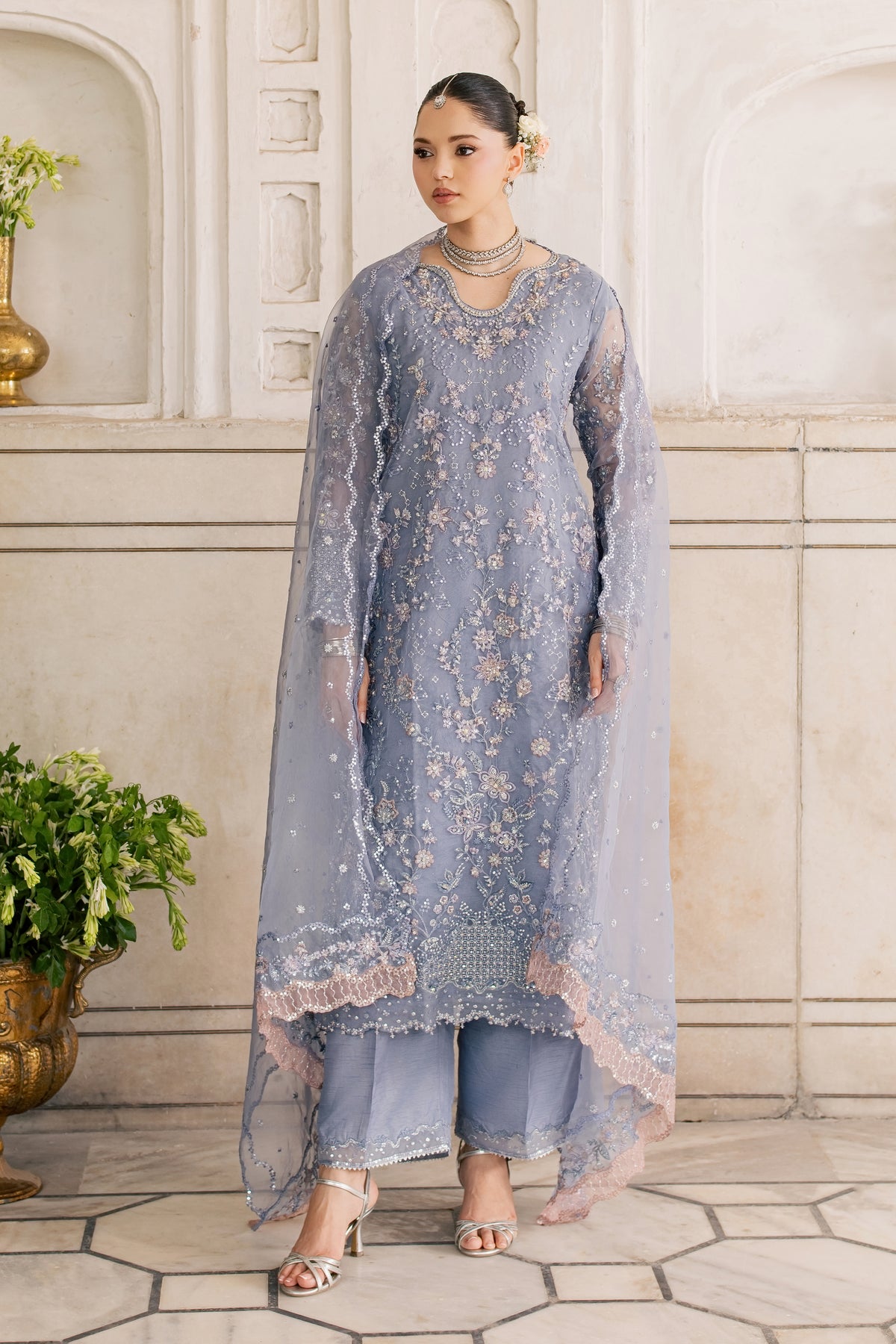 Dreamy periwinkle 3Pc - Wedding Formal Dress