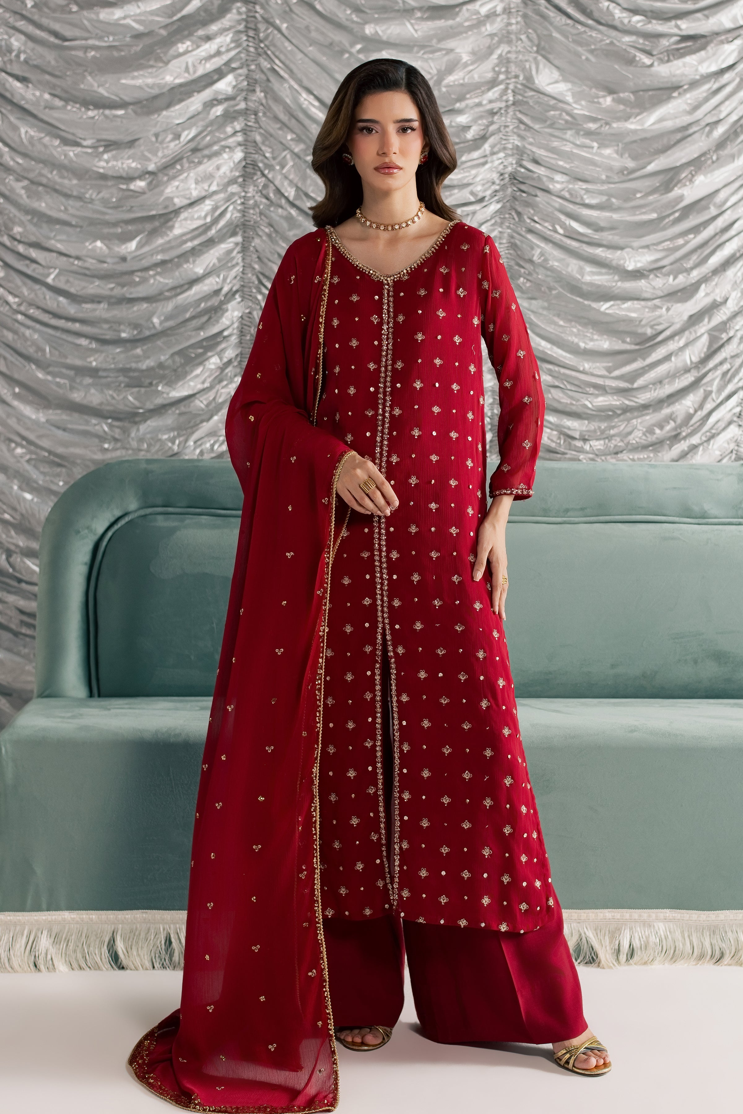 Nehan 3Pc - Festive Luxe Pret