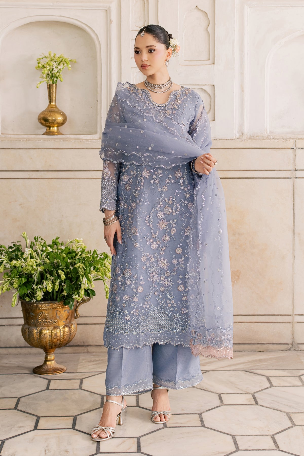 Dreamy periwinkle 3Pc - Wedding Formal Dress