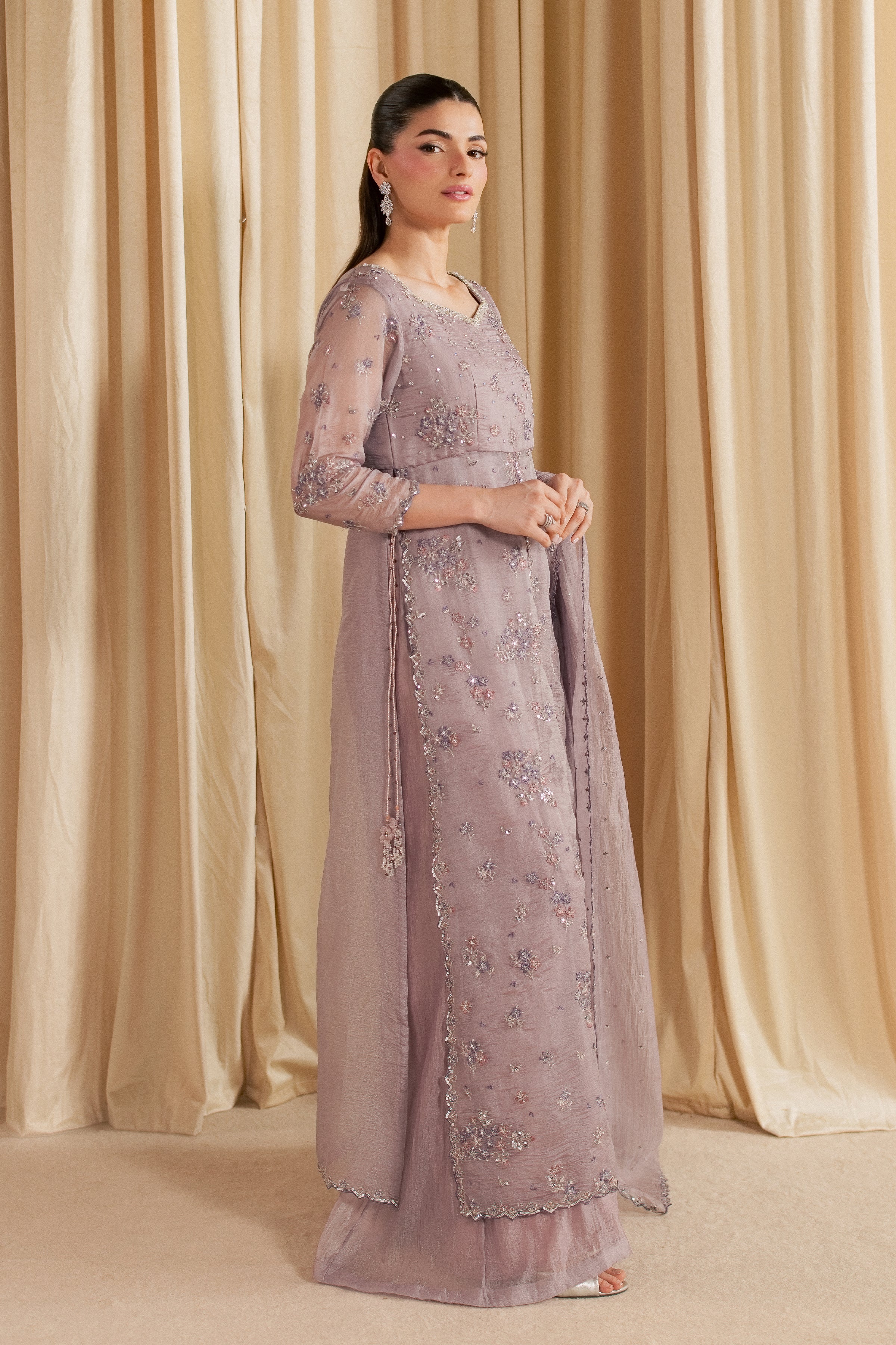 Lilac Periwinkle 3Pc - Festive Luxe Pret