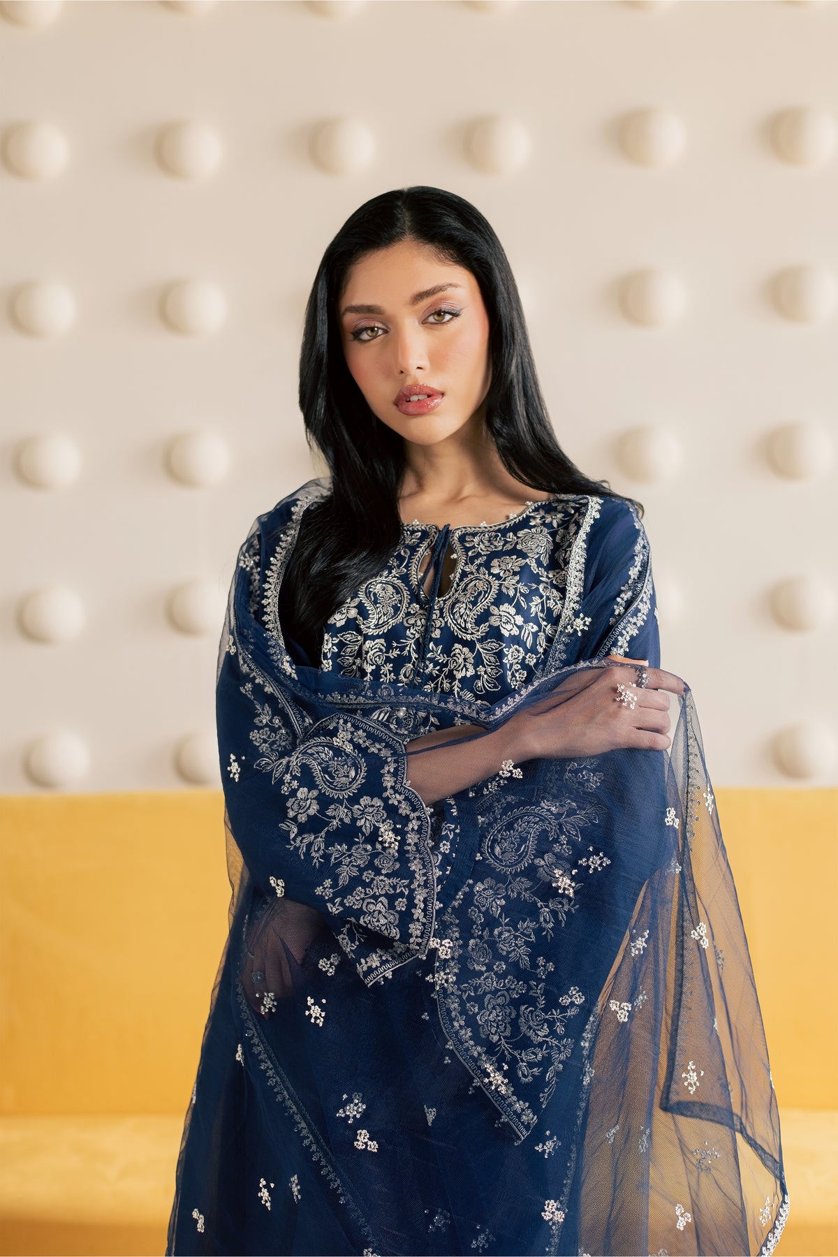Haeka 3Pc - Embroidered Cambric Pret