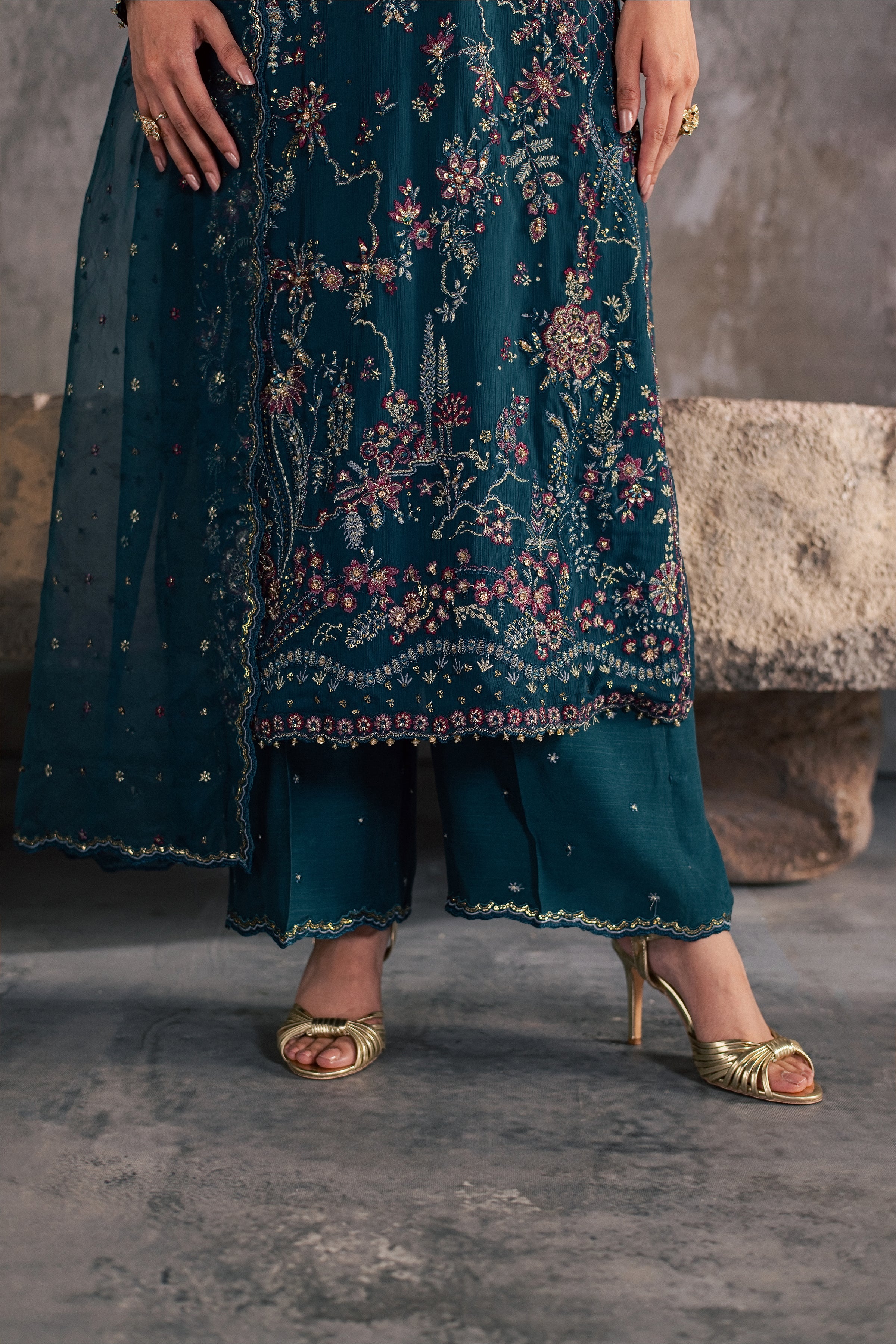 Nazish 3Pc - Festive Luxe Pret