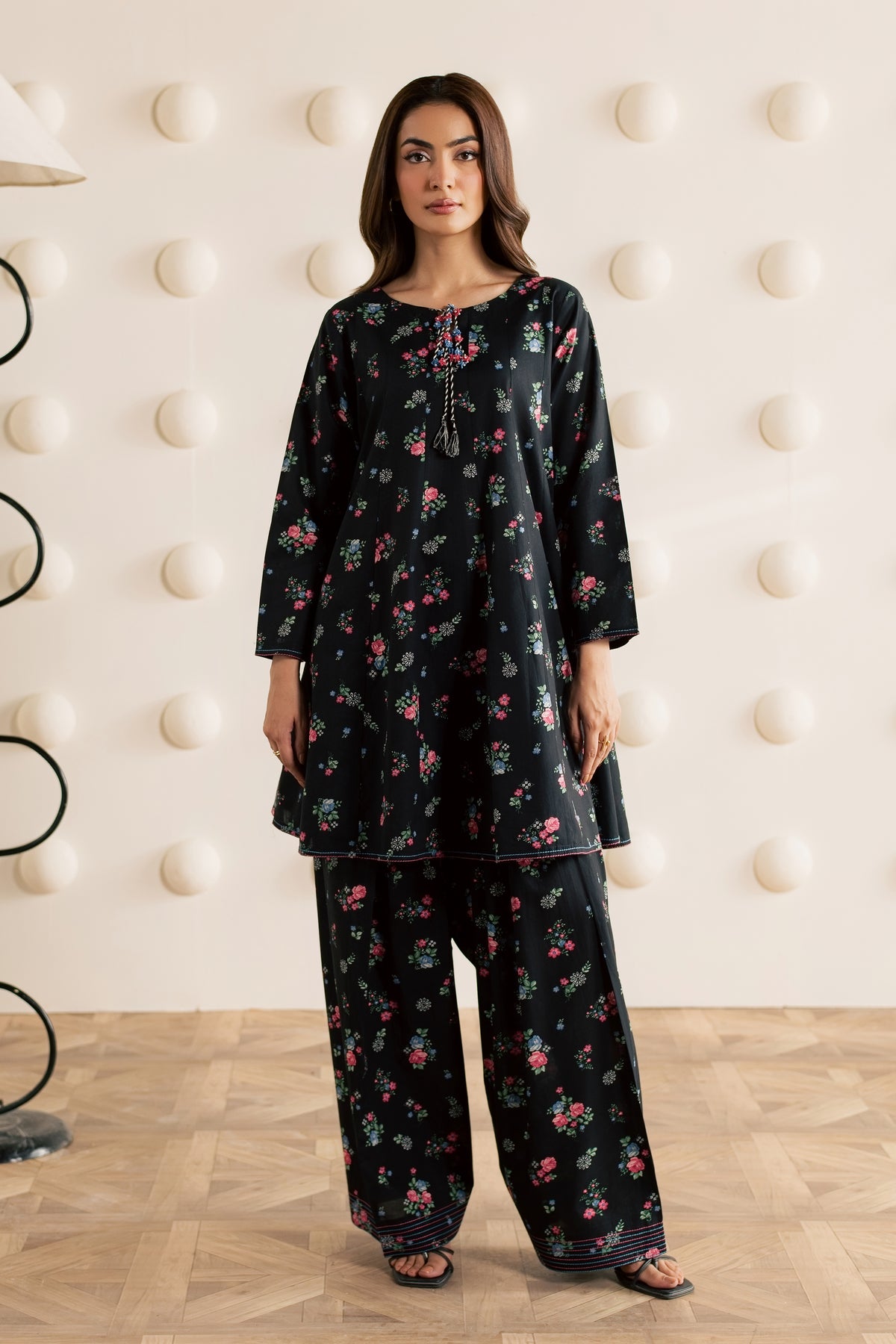 Olly 2Pc - Embroidered Cambric Pret