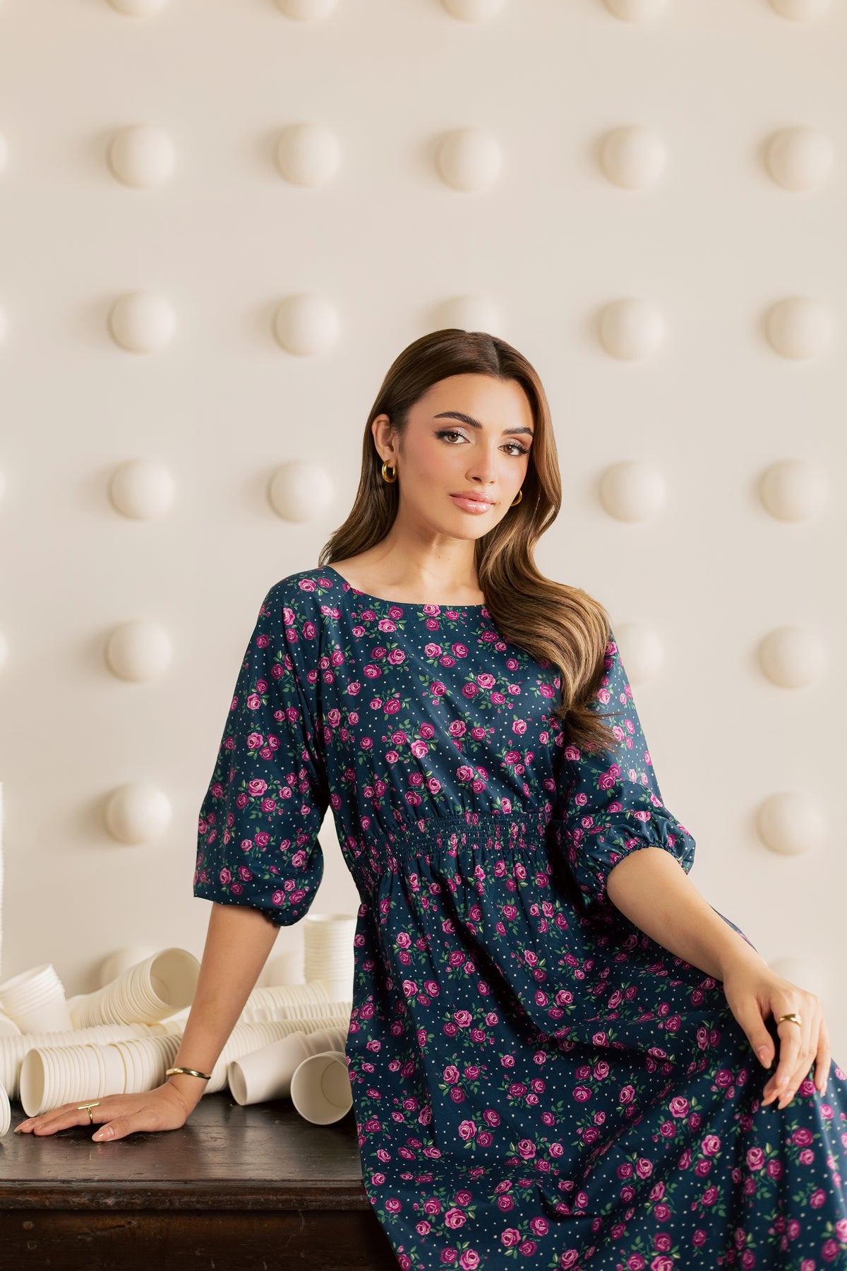 Floral Luna 2Pc - Embroidered Cambric Pret