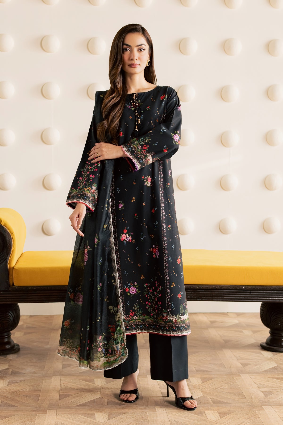 Aubrey 3Pc - Embroidered Cambric Pret