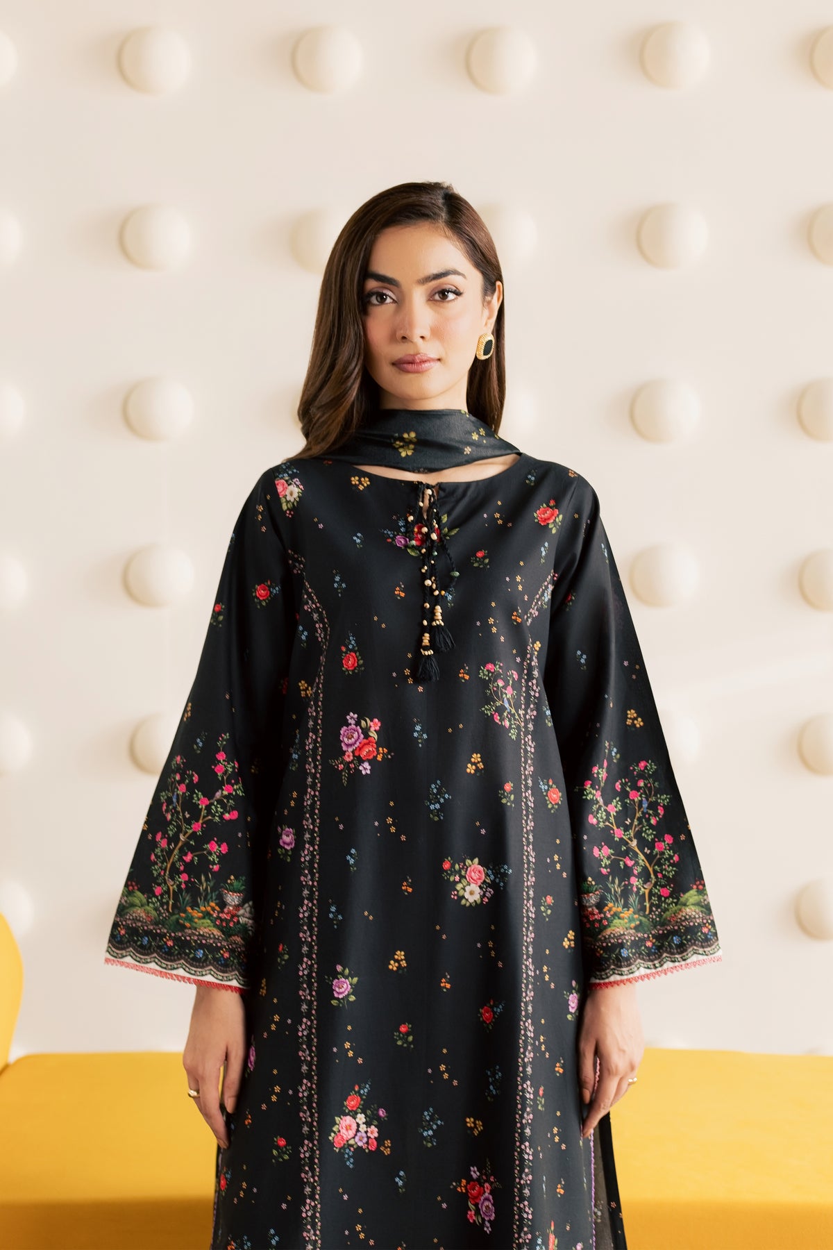 Aubrey 3Pc - Embroidered Cambric Pret
