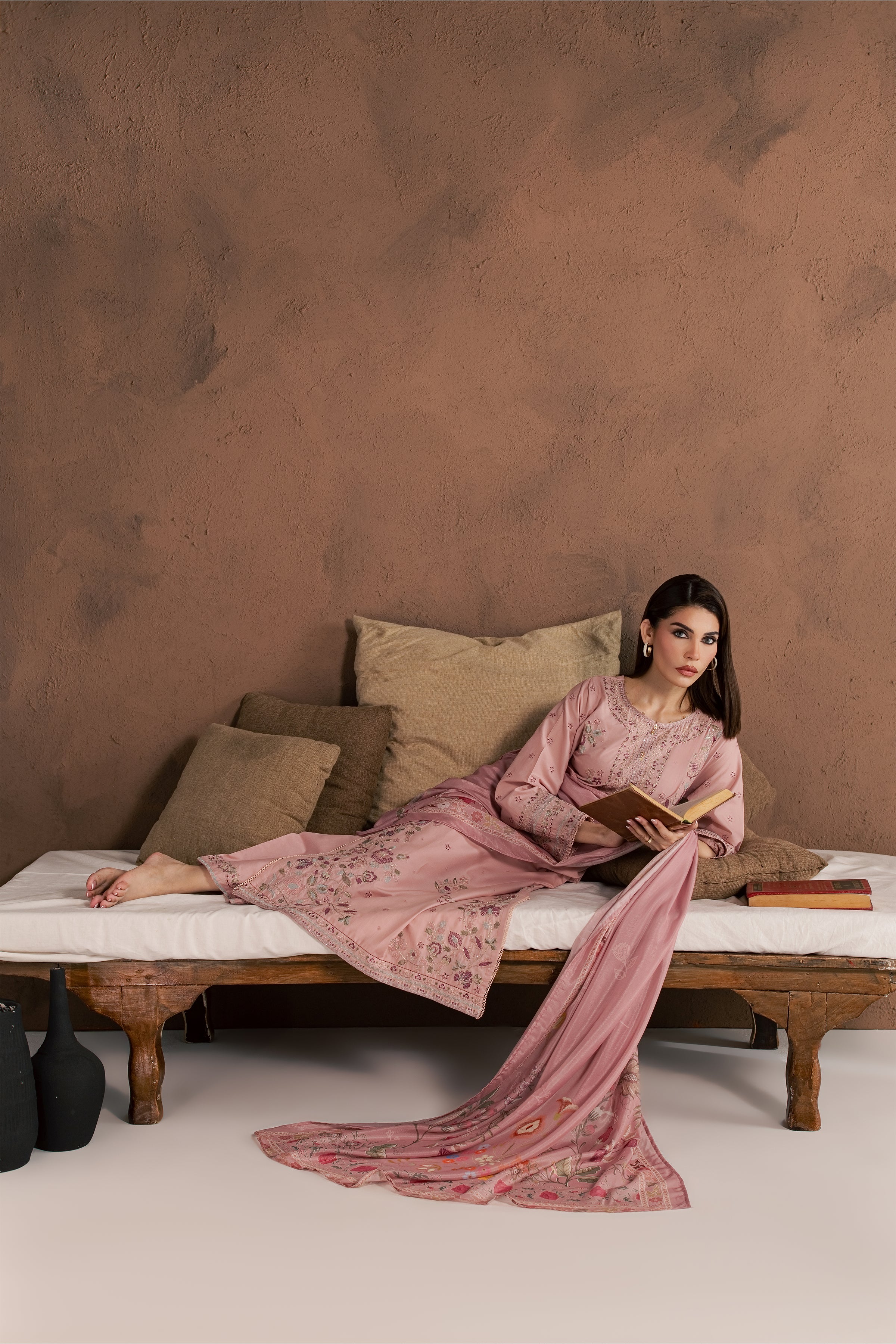 Blossom Love 3Pc - Embroidered Cambric Pret