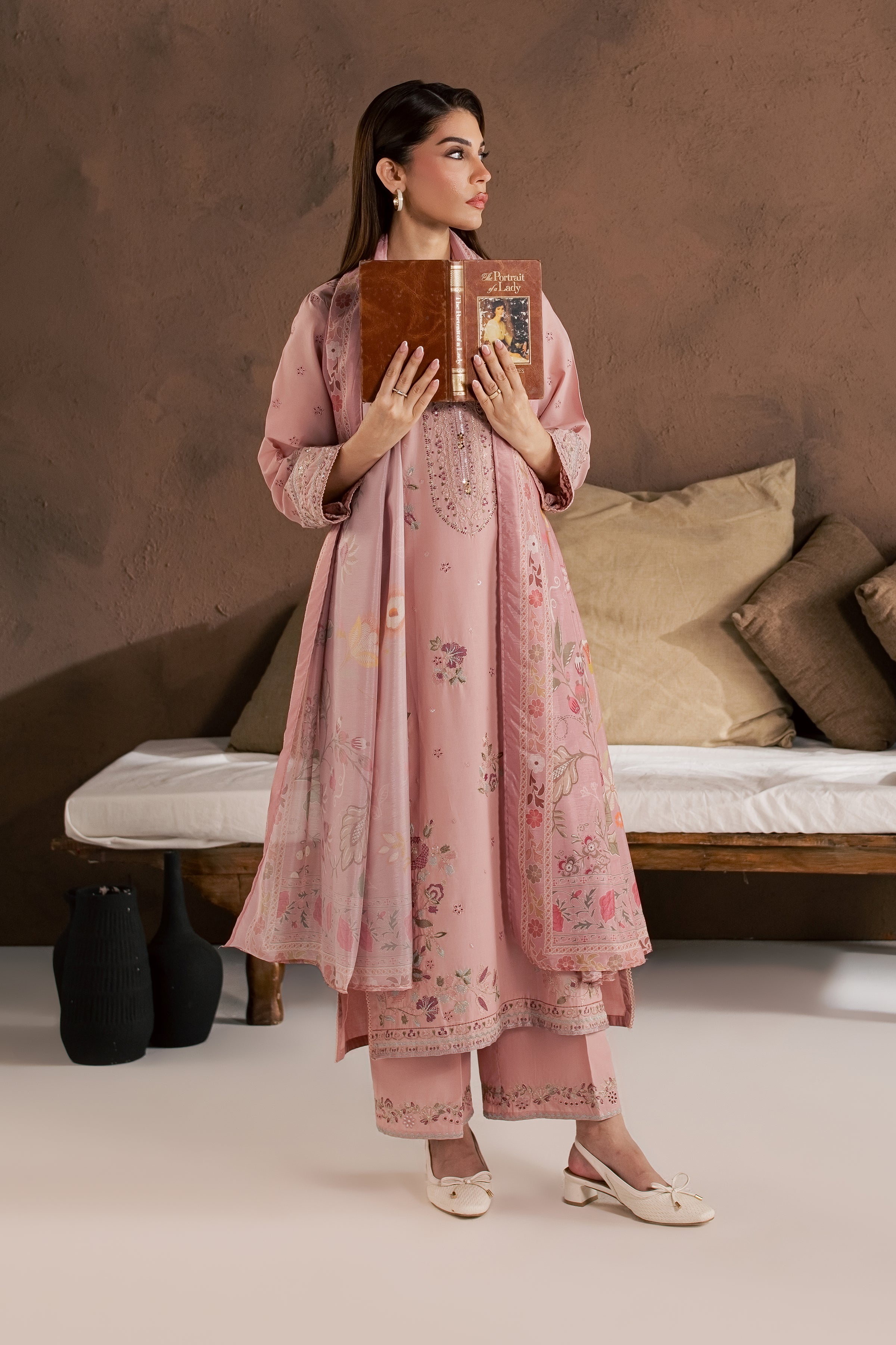 Blossom Love 3Pc - Embroidered Cambric Pret
