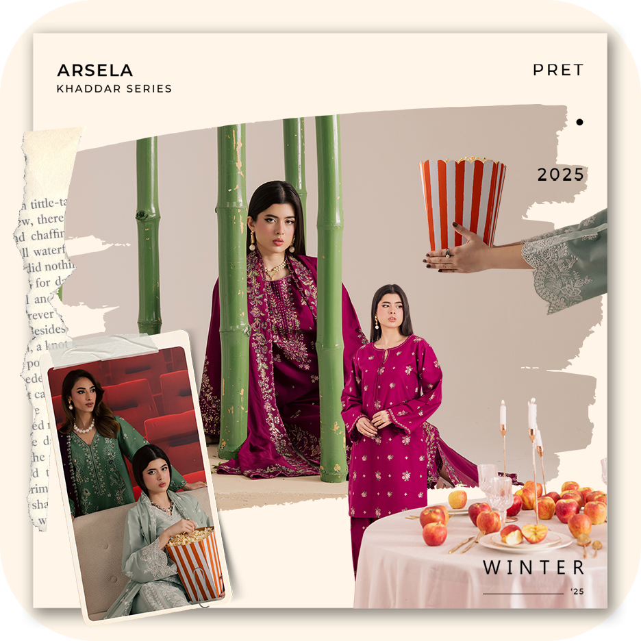 Explore BATIK  Arsella soft winter moodboard with embroidered khaddar styles that blend warmth comfort and understated elegance for daily winter wear.