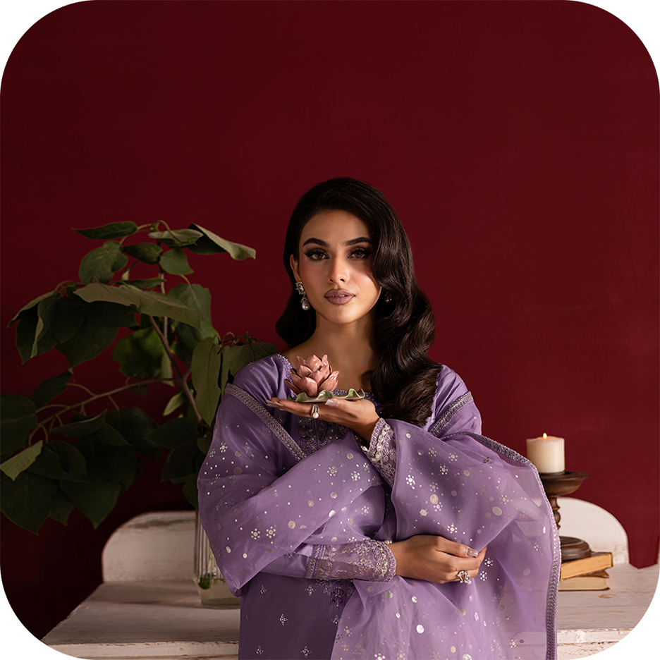 Colorful Eid outfit from BATIK’s latest festive collection.