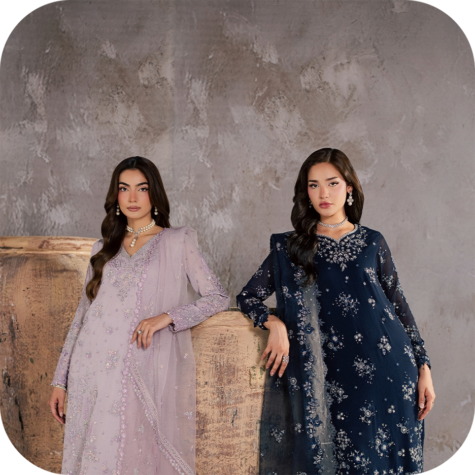 BATIKstudio Celine festive pret outfit featuring intricate embroidery and delicate handwork Elegant festive pret ensemble by BATIKstudio with embroidered organza dupatta and raw silk trousers Luxury festive pret design with scalloped borders, adda work, a