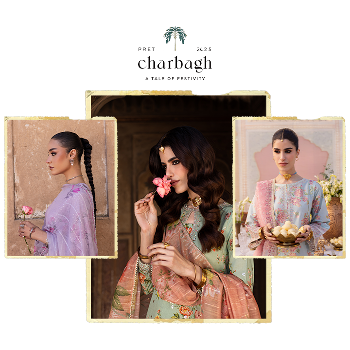 3 Days, 3 Looks – Your Eid Wardrobe with BATIK’s CHARBAGH- women wear- Pima Lawn- Summer wear- Eid look- festive wear 