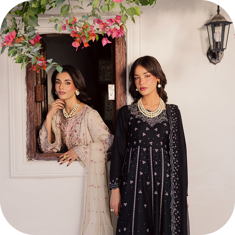 Modern Pakistani festive wear from BATIK’s FREESIA collection