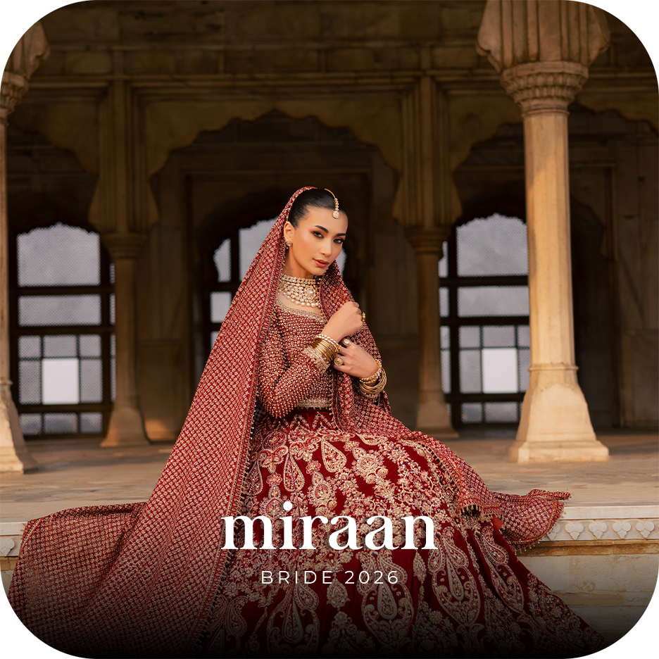 MIRAAN by BATIK brings four handcrafted bridal looks in velvet, organza, and raw silk, blending heritage and modern elegance for the bride of forever.