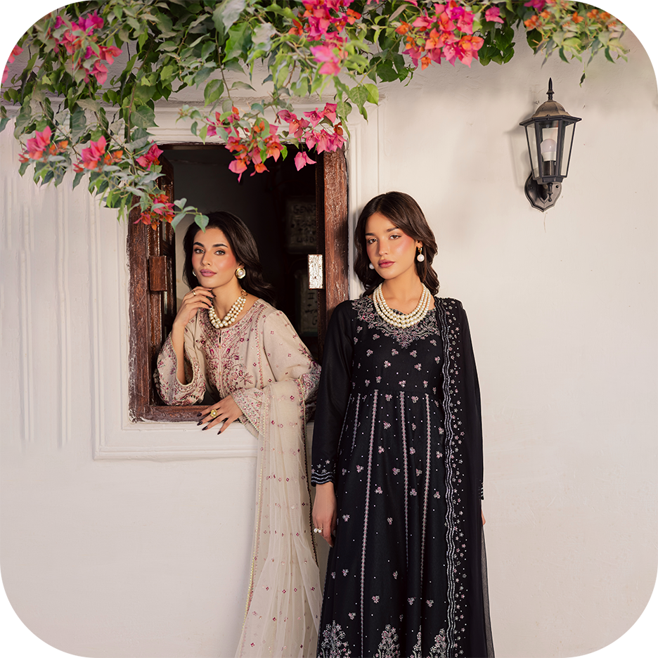 Modern Pakistani festive wear from BATIK’s FREESIA collection