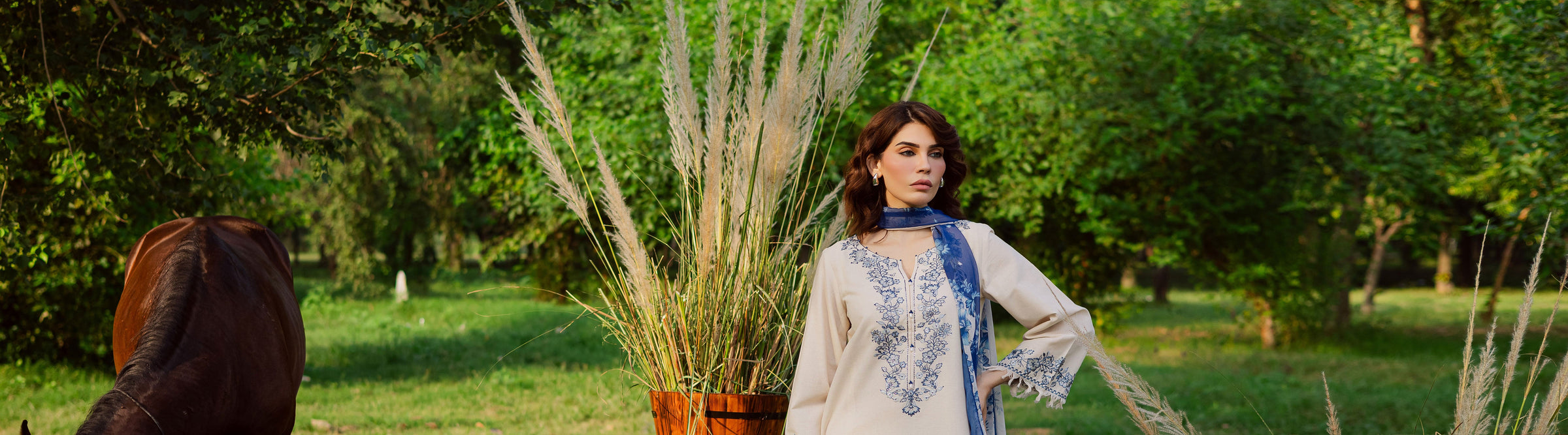 WINTER VOYAGE - EMBROIDERED SOLIDS