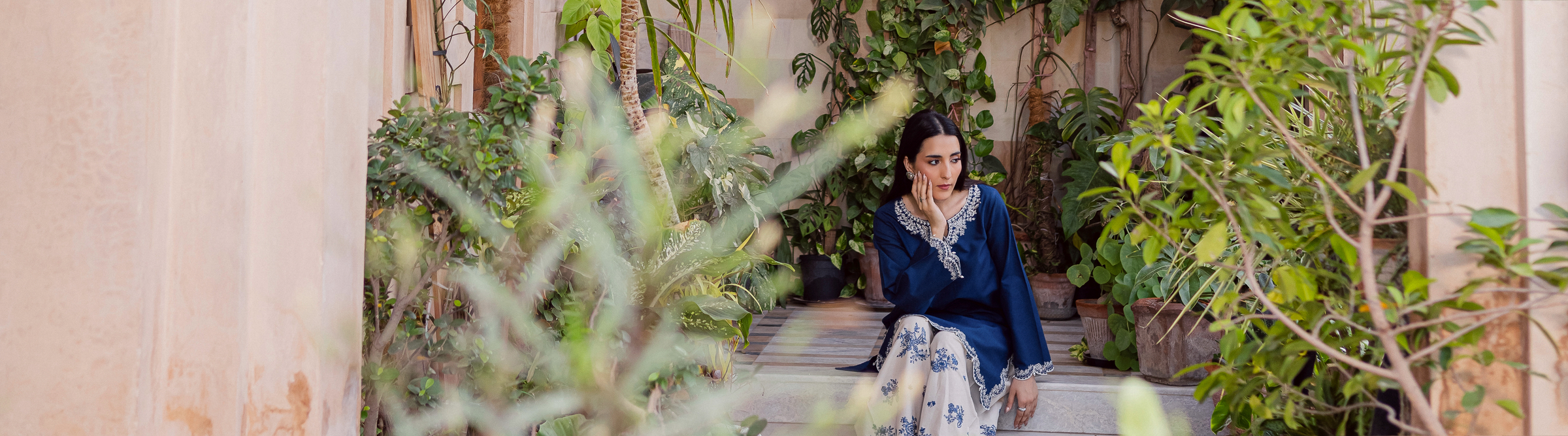 LEANA - EMBROIDERED KHADDAR