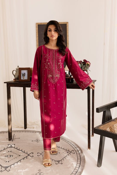 Coco 2Pc - Embroidered Lawn Dress