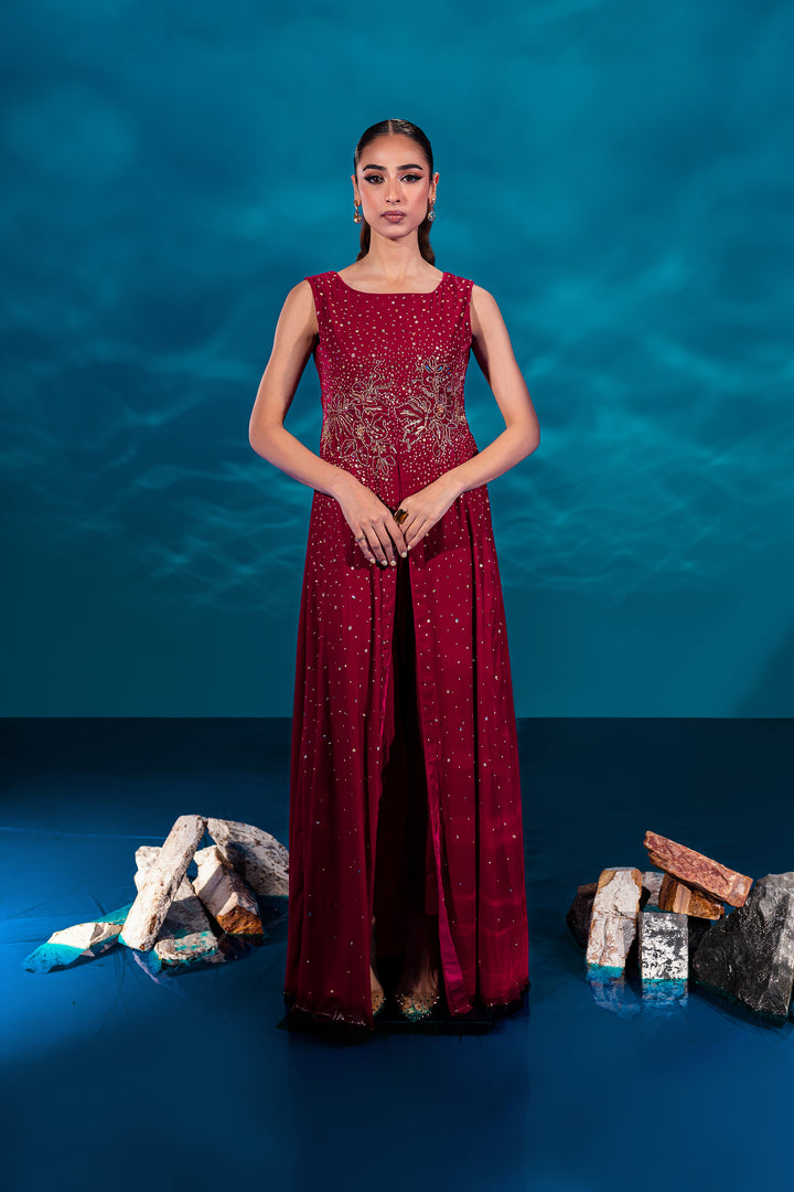 Drea 2Pc - Formal Velvet Maxi - BATIK