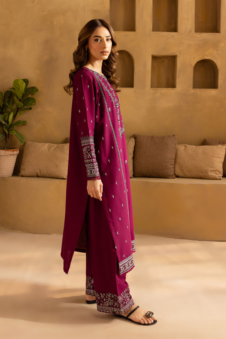 Mahay 2Pc- Embroidered Khaddar Dress - BATIK