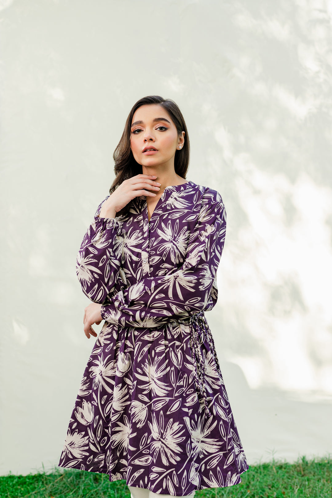 Malt 1Pc - Printed Cambric Dress - BATIK