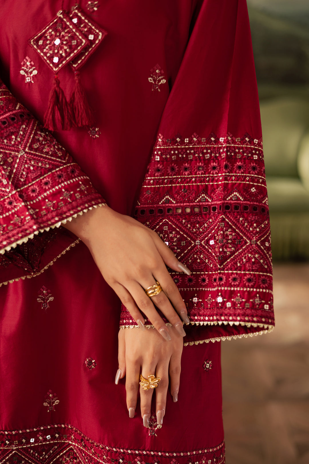 Flawn 2Pc - Embroidered Lawn Pret