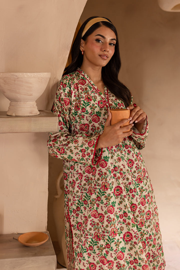 Blake 2Pc - Printed Khaddar Dress - BATIK