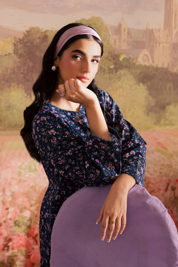 Elly 2Pc - Printed Lawn Dress