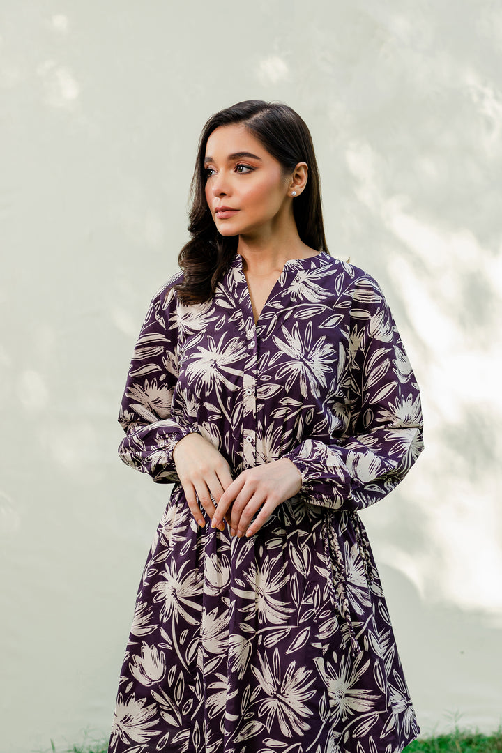 Malt 1Pc - Printed Cambric Dress - BATIK