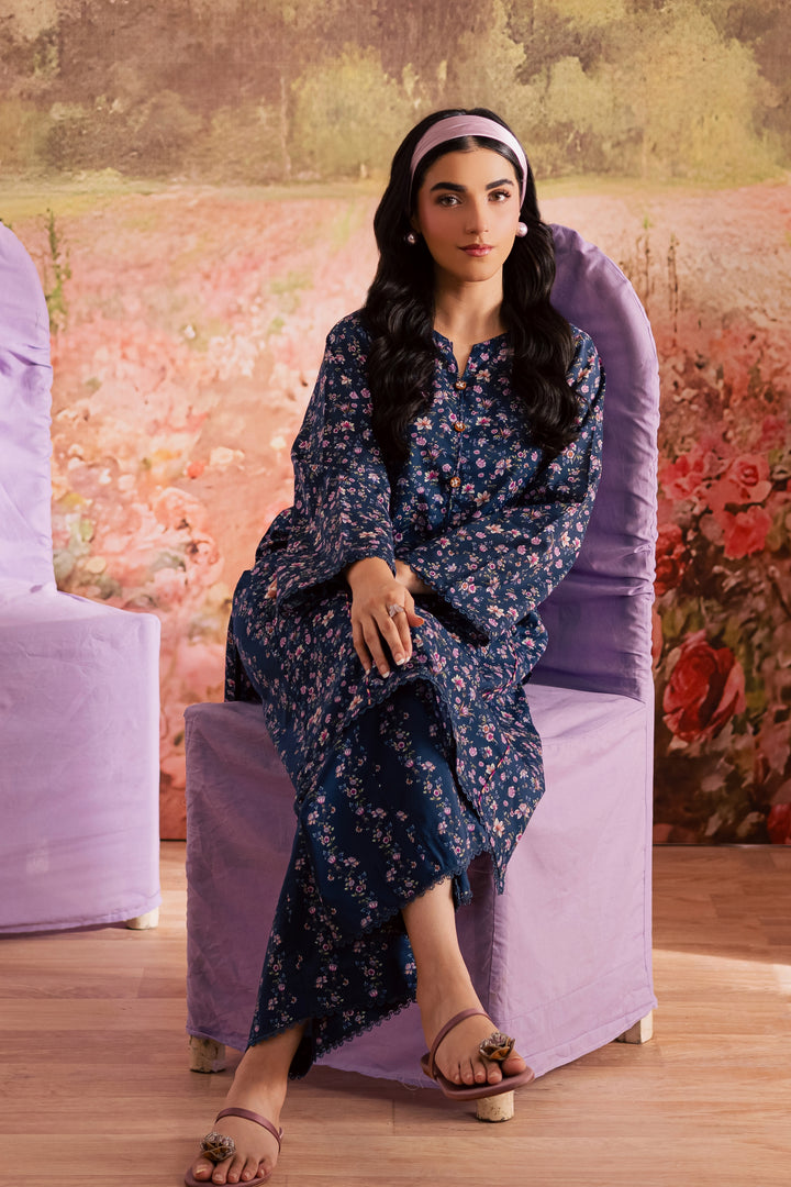 Elly 2Pc - Printed Lawn Dress