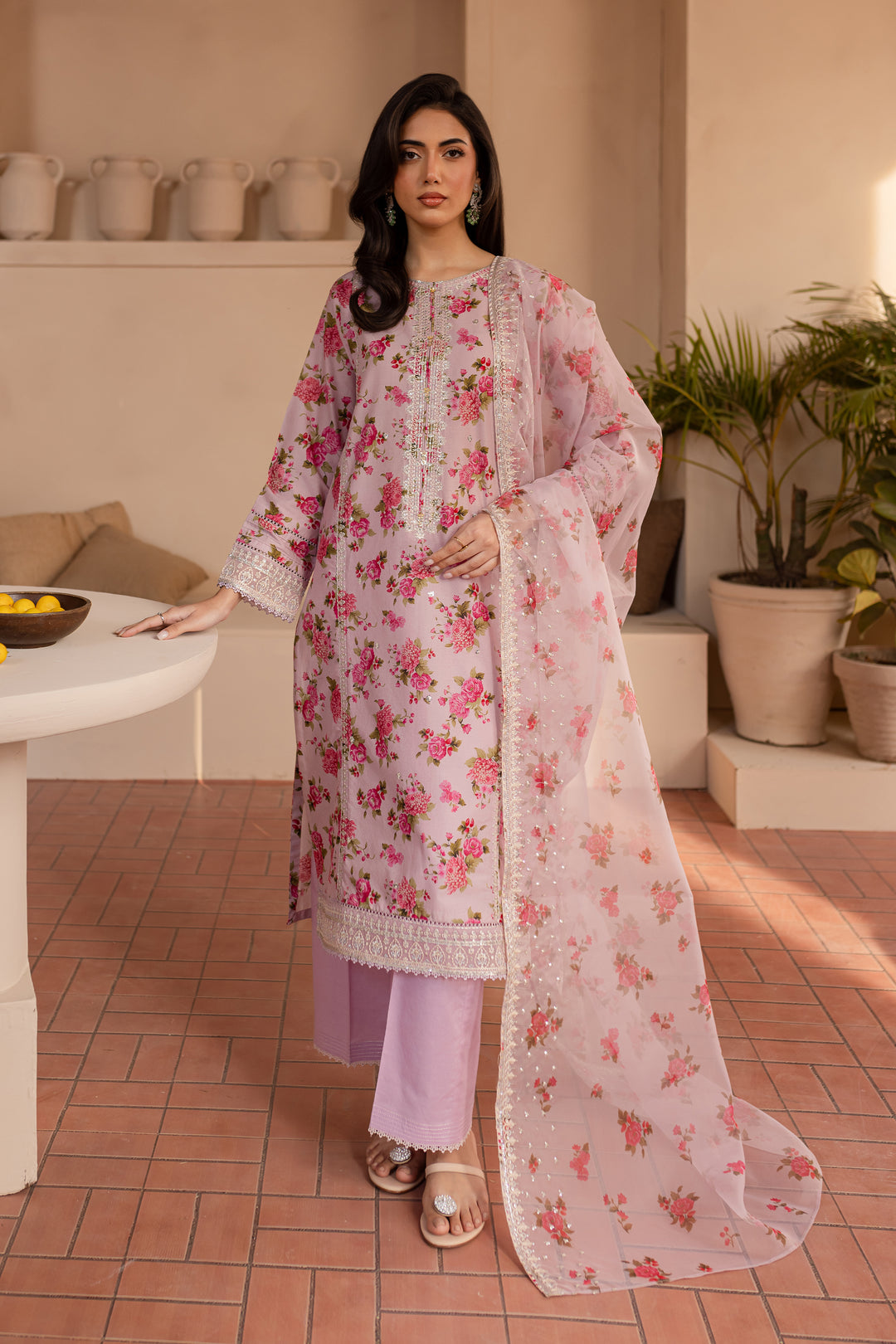 Haneen 3Pc- Printed Lawn Dress