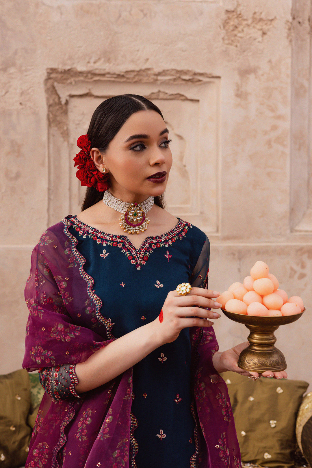Aleysa 3Pc - Festive Luxe Pret