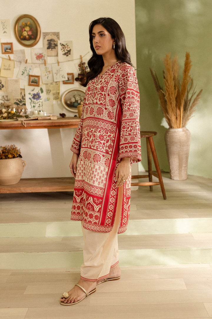 Jen 2Pc - Printed Khaddar Dress - BATIK