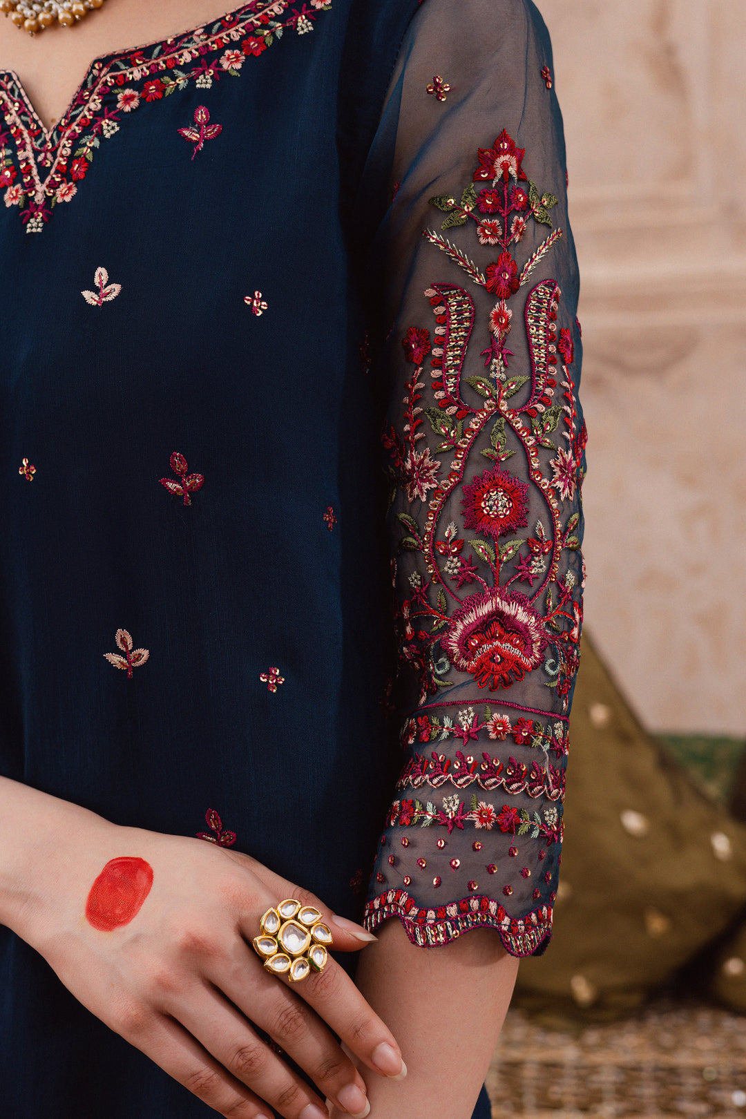 Aleysa 3Pc - Festive Luxe Pret