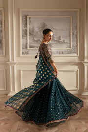 Teal Sahil - 3Pc Formal Dress