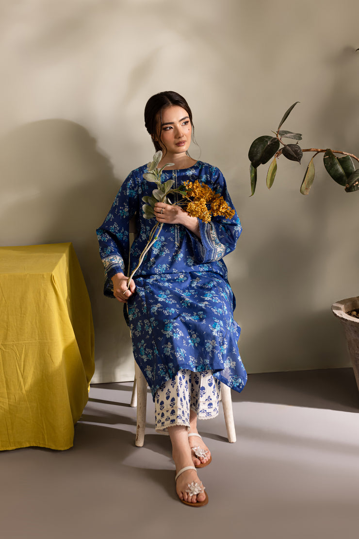 Benedict 2Pc - Printed Lawn Dress - BATIK