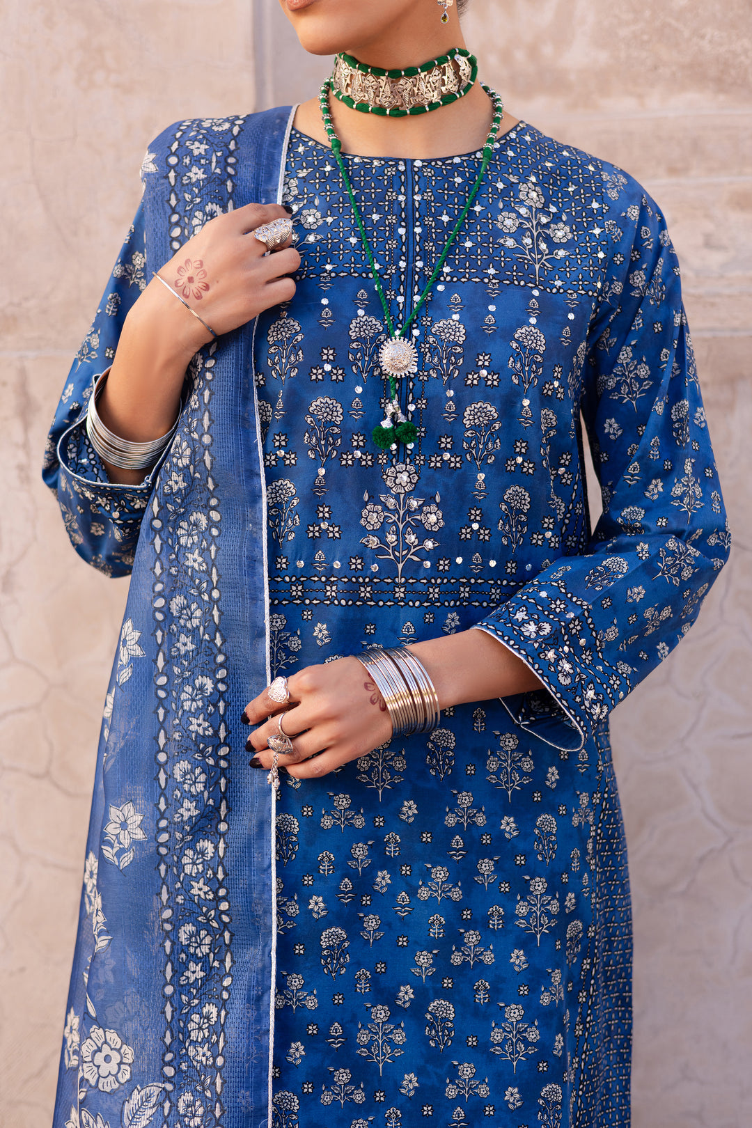 Arsh 3Pc - Printed Lawn Dress