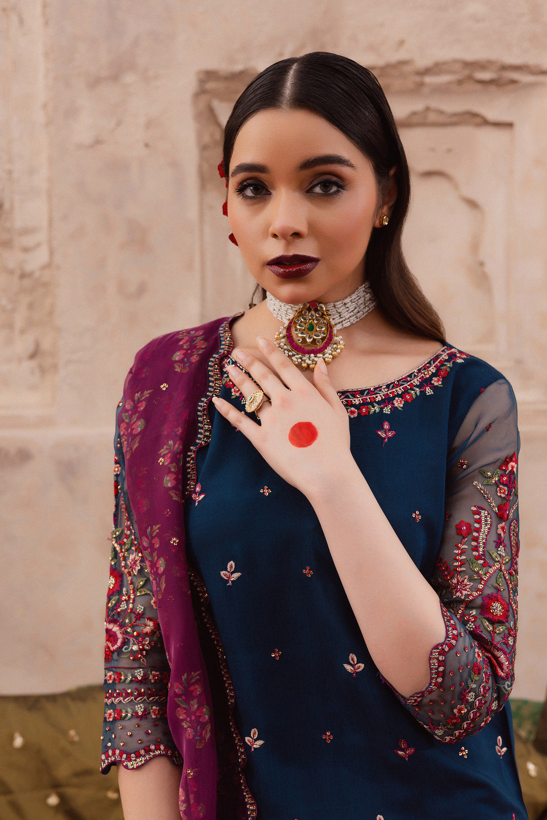 Aleysa 3Pc - Festive Luxe Pret