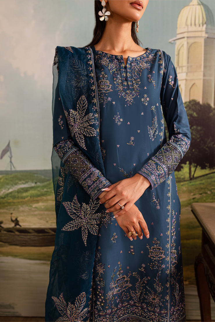 Space 3Pc - Embroidered Lawn Dress - BATIK