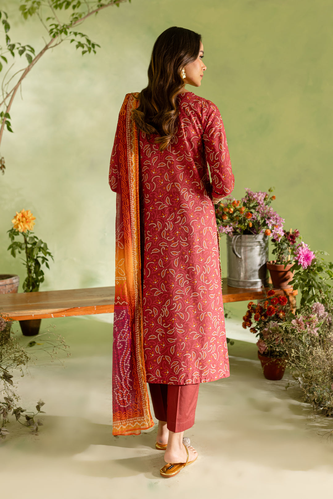 Maheen 3Pc - Printed Lawn Dress