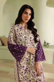 Cyber Grape 2Pc - Printed Khaddar Dress