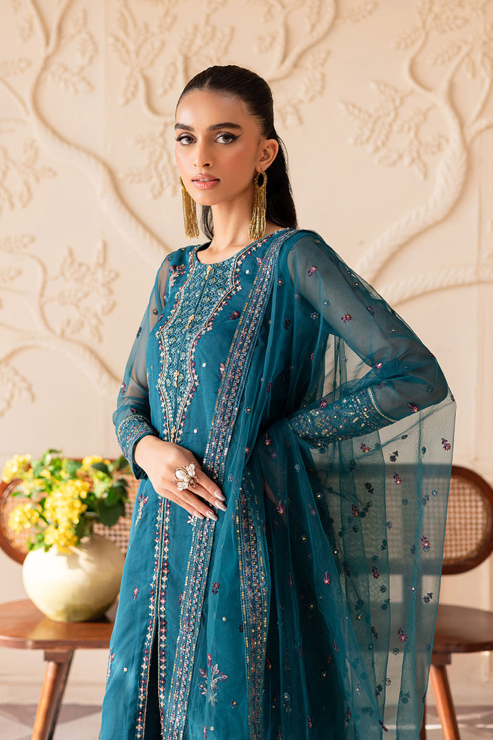 Sanaz 3PC - Embroidered Luxe Pret