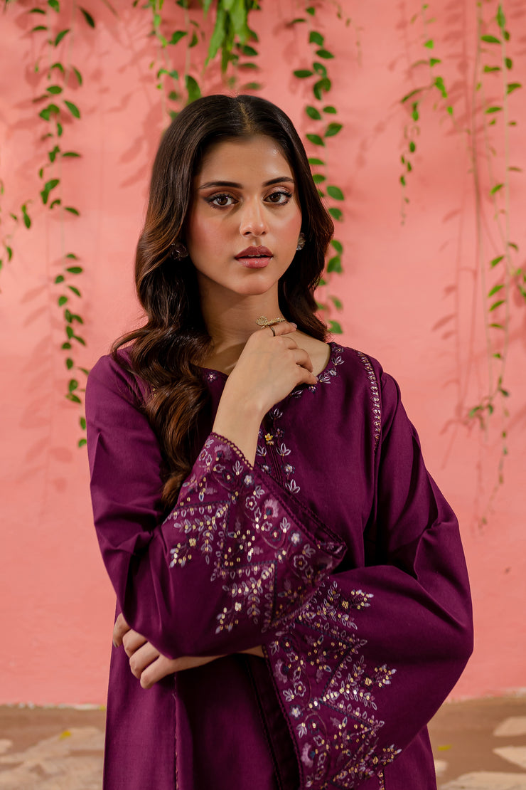 Jubilee 2Pc - Embroidered Khaddar Dress - BATIK