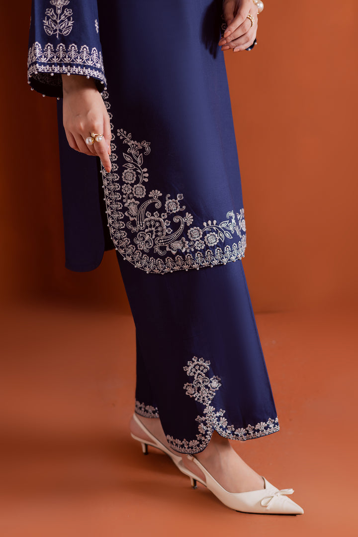 Bloomy 2Pc - Embroidered Khaddar Dress