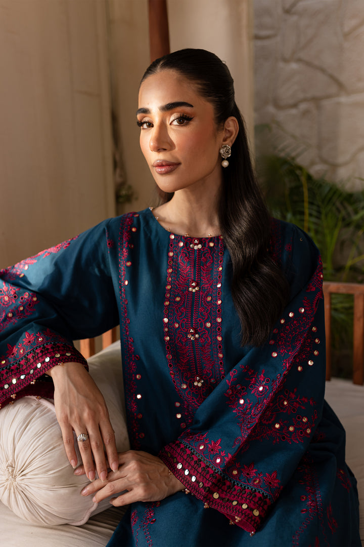 Meeru 2Pc - Embroidered Khaddar Dress - BATIK