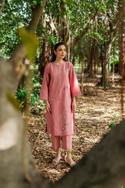 Quartz 2Pc -  Embroidered Cambric Dress - BATIK