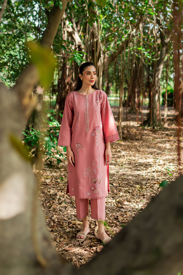 Quartz 2Pc -  Embroidered Cambric Dress - BATIK